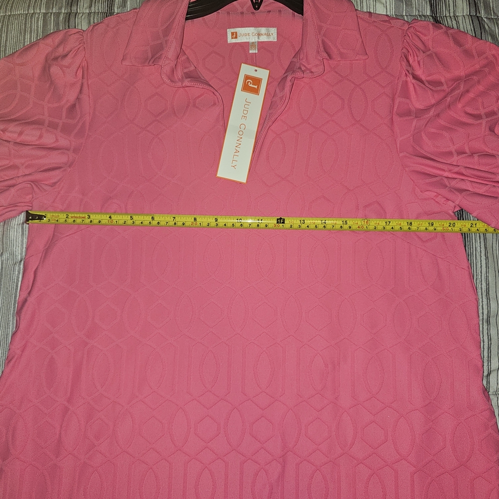 NWT Jude Connally Vibrant Pink Mini Dress. Size M - Picture 8 of 12
